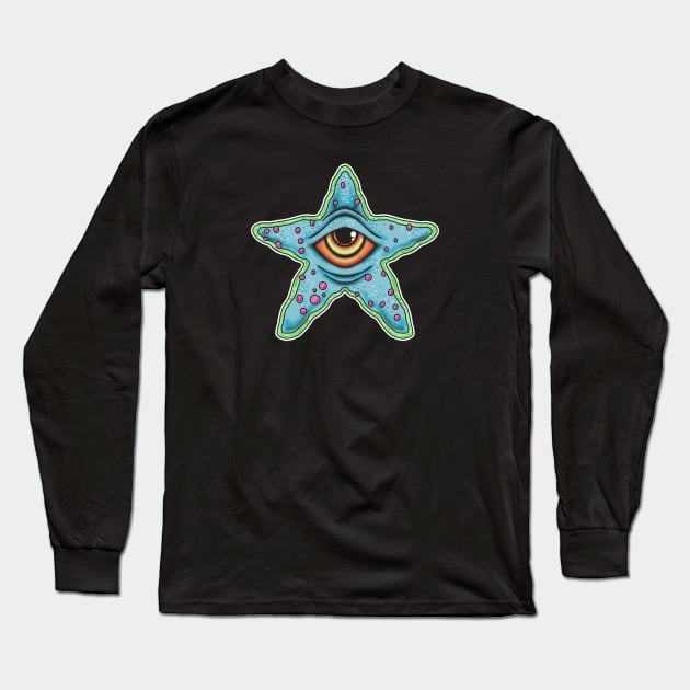 Star Kaiju Long Sleeve T-Shirt by Fuzzyjoseph